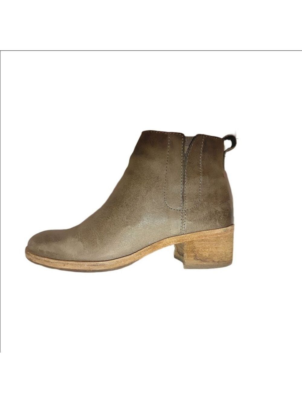 Kork-Ease Mindo Leather Ankle Boots Size 7.5